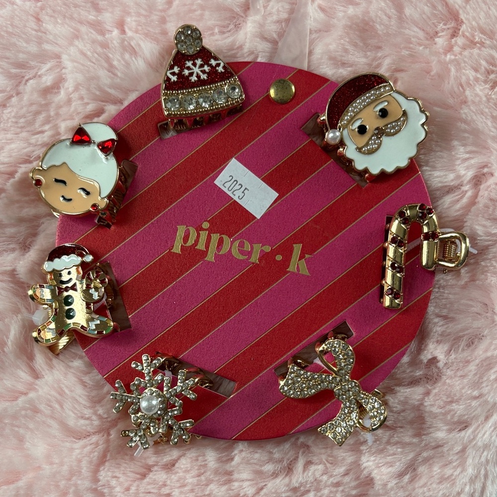 Piper K Holiday Hair Clip Set